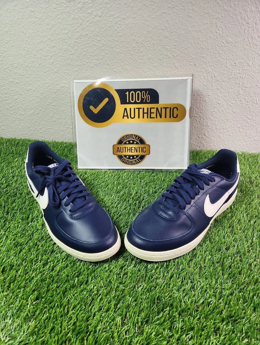 Nike Field General Leather Midnight Navy Sail Men’s Size 9 IH1343-400